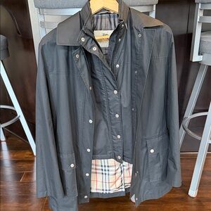 Burberry Black Raincoat with Vest for Women